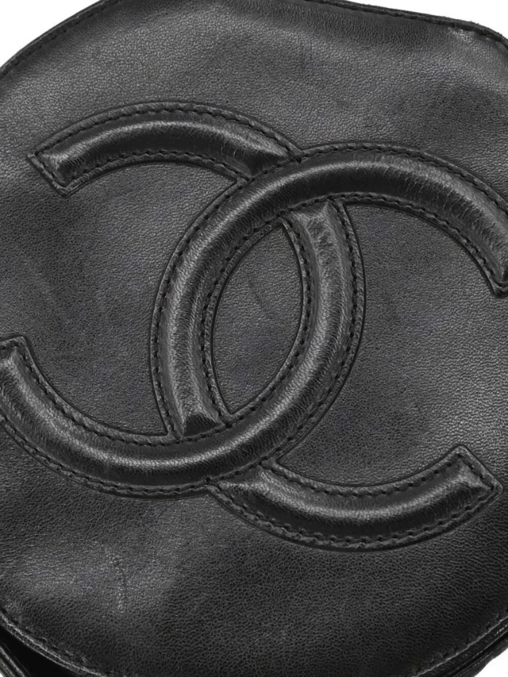 Chanel Black Lambskin Choco Bar Handbag 198221